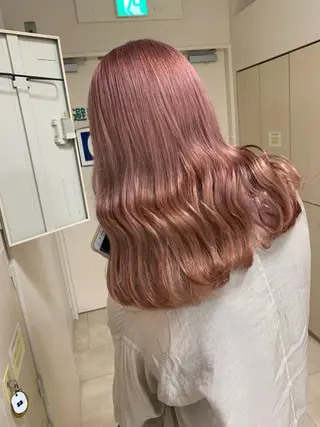 ロング カラー 暖色/ブリーチカラー 🎀 M i k uのヘアスタイル