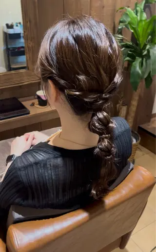 ヘアアレンジ end roll りんのヘアスタイル