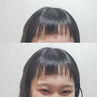ミディアム カラー パーマ 髪質改善サロン 梅田/ヨナミネのヘアスタイル