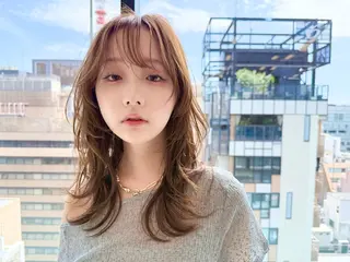 セミロング 神野 雅樹のヘアスタイル