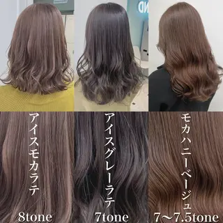 セミロング カラー 🎨透明感モテカラー DAIKI🎨のヘアスタイル