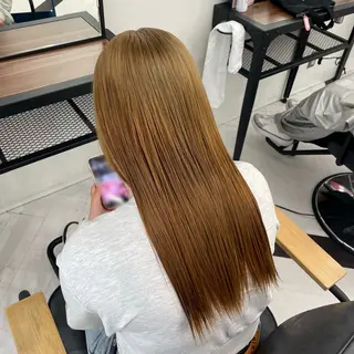 ロング カラー ななみ.⋆𝜗𝜚 透明感カラー/まつパのヘアスタイル