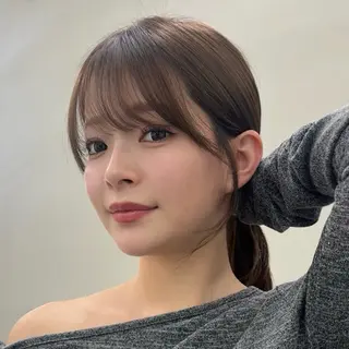 ミディアム カラー 顔周り✂️透明感 レイヤー/みっきーのヘアスタイル