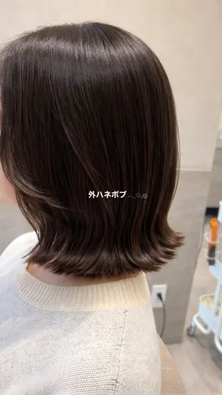 ミディアム pollen moekaのヘアスタイル