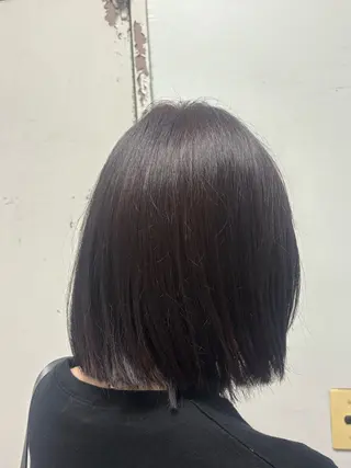 ミディアム みいな🍒 暖色カラー/レイヤーのヘアスタイル