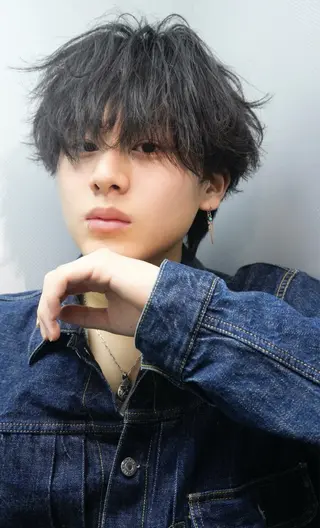 パーマ メンズ メンズヘア Hikaruのヘアスタイル