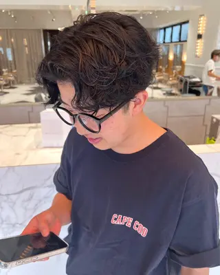 ショート カラー メンズ ♡ KANON ♡のヘアスタイル