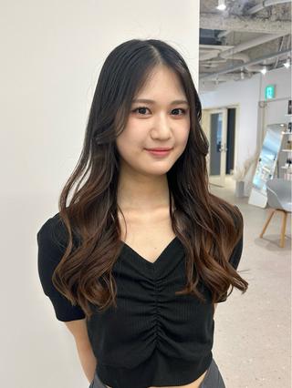 ロング 透明感/似合わせ/ 村田七夕のヘアスタイル