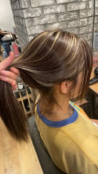 ロング カラー イエムラ ミクのヘアスタイル