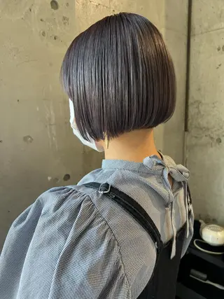 ショート カラー ヘアアレンジ lani ブリーチ /ダブルカラーのヘアスタイル