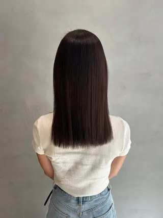 ミディアム カラー wool TOKYO ありさのヘアスタイル