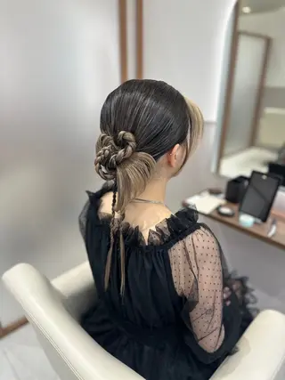 ヘアアレンジ 山口紗季 ロング 大人カラー🌻南船橋のヘアスタイル