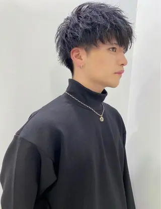 ミディアム カラー パーマ ヘアアレンジ メンズ キッズ メンズ特化美容師 aiの眉毛・アイブロウイメージ