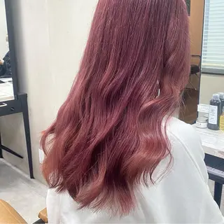 セミロング カラー 脱!黒髪 ダブルカラー【上野】のヘアスタイル