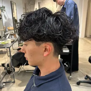 パーマ メンズ メンズ清潔感のプロ 💈メンズパーマ藤田のヘアスタイル