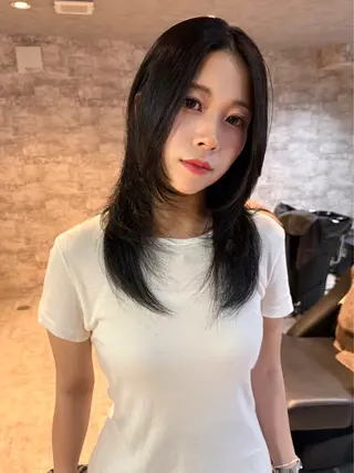 ミディアム カラー mai / linoah˚✧のヘアスタイル