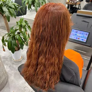 ロング カラー Aoba 🫧艶ハイトーン🫧のヘアスタイル