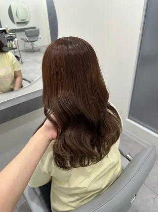 ロング カラー YOSHINO AIKOのヘアスタイル