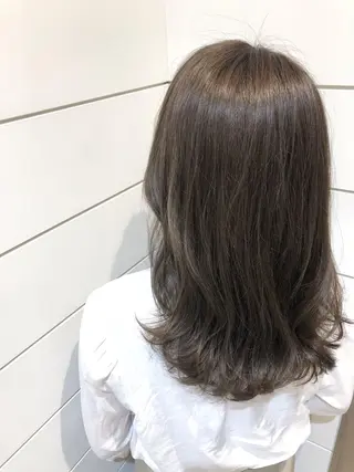 セミロング カラー 🍊新宿南口🍊 ERINAのヘアスタイル