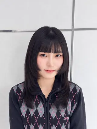 セミロング 🫧Maho【浦和】 艶カラー/ヘアメ🫧のヘアスタイル