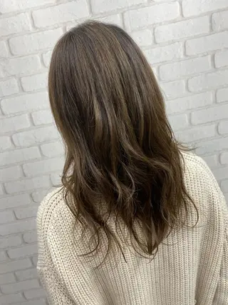ミディアム カラー ブリーチカラー🫧 森　凪沙のヘアスタイル