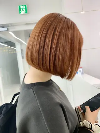 ショート カラー 宮腰一磨 ・ショート・ボブ🌿のヘアスタイル