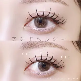 マツエク・マツパ 🍒束感まつ毛ෆ sasara🍒のマツエク・マツパデザイン