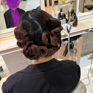 ロング ヘアアレンジ 宮永 璃沙のヘアスタイル
