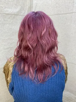 ロング カラー 長濱 俊のヘアスタイル