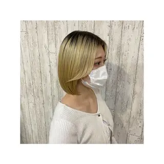 ショート カラー 勝河 怜楊のヘアスタイル