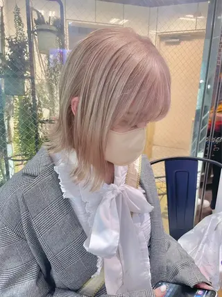 ミディアム カラー まつげ/ヘア AYAKA🌙のマツエク・マツパデザイン
