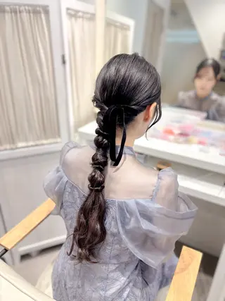 ロング ヘアアレンジ ⭐︎moe 【ヘアセット🧸】のヘアスタイル