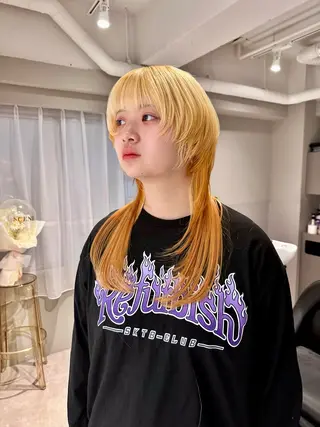 セミロング レイヤーカット 古川洋之のヘアスタイル