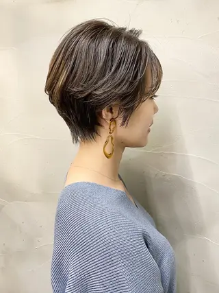 ショート カラー ANGELICA JR和歌山店のヘアスタイル