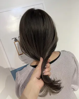 セミロング カラー 🍊新宿南口🍊 ERINAのヘアスタイル