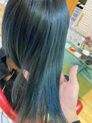 ミディアム カラー Lindo 本田のヘアスタイル