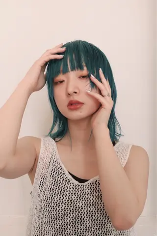 ミディアム カラー ooitヨシダ ミナミのヘアスタイル
