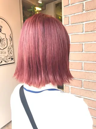 ショート カラー パーマ ヘアアレンジ メンズ キッズ ネイル マツエク・マツパ サロンドミルク 渋谷高比良のヘアスタイル