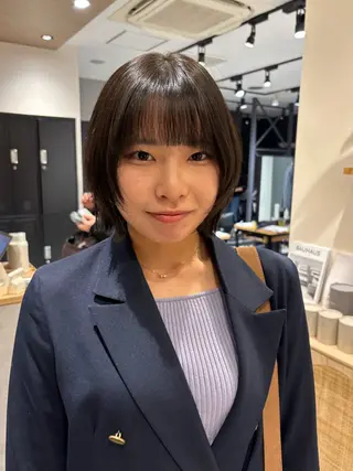 ショート レイヤー/ボブパーマ ⭐️NAOKIのヘアスタイル