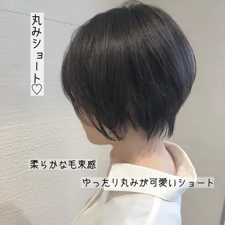 ショート カラー 似合わせ/レイヤー /ボブ/新谷のヘアスタイル