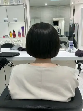 ショート カラー ヘアアレンジ 💓色落ちまで綺麗な 垢抜けカラー💓のヘアスタイル