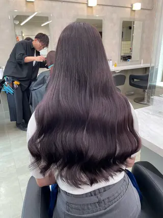 ロング 🤍透明感カラー/ 韓国レイヤー🤍のヘアスタイル