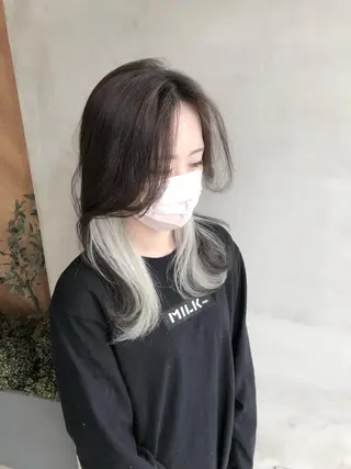 セミロング カラー LOOP hairのヘアスタイル