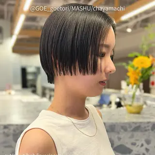 ショート 鳥越 一希のヘアスタイル