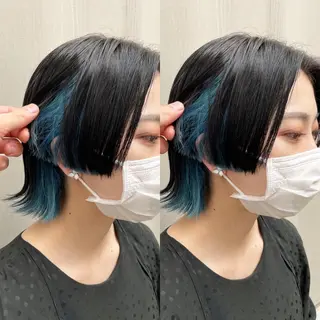 カラー 髪質改善🪄 イルミナカラー岩谷のヘアスタイル