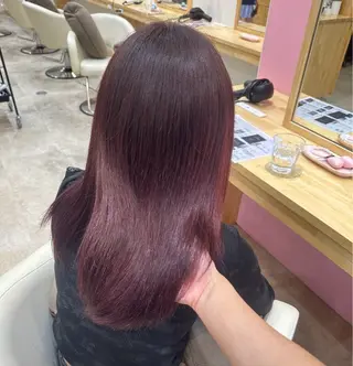 ミディアム カラー 淡い暖色カラー🩰 girly ♡ ノアのヘアスタイル