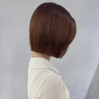 ショート カラー レイヤー/ハッシュ カット/銀座/シンヤのヘアスタイル