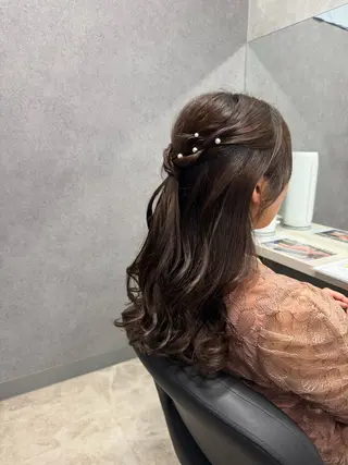 ロング ヘアアレンジ 加藤 あおいのヘアスタイル