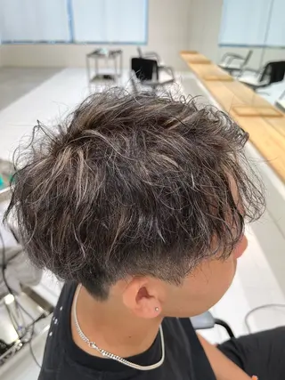 カラー パーマ メンズ 米山 大空のヘアスタイル