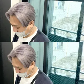 ショート カラー タニ ユウのヘアスタイル